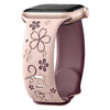 Vae Flower Engraved Silicone Band - Astra Straps
