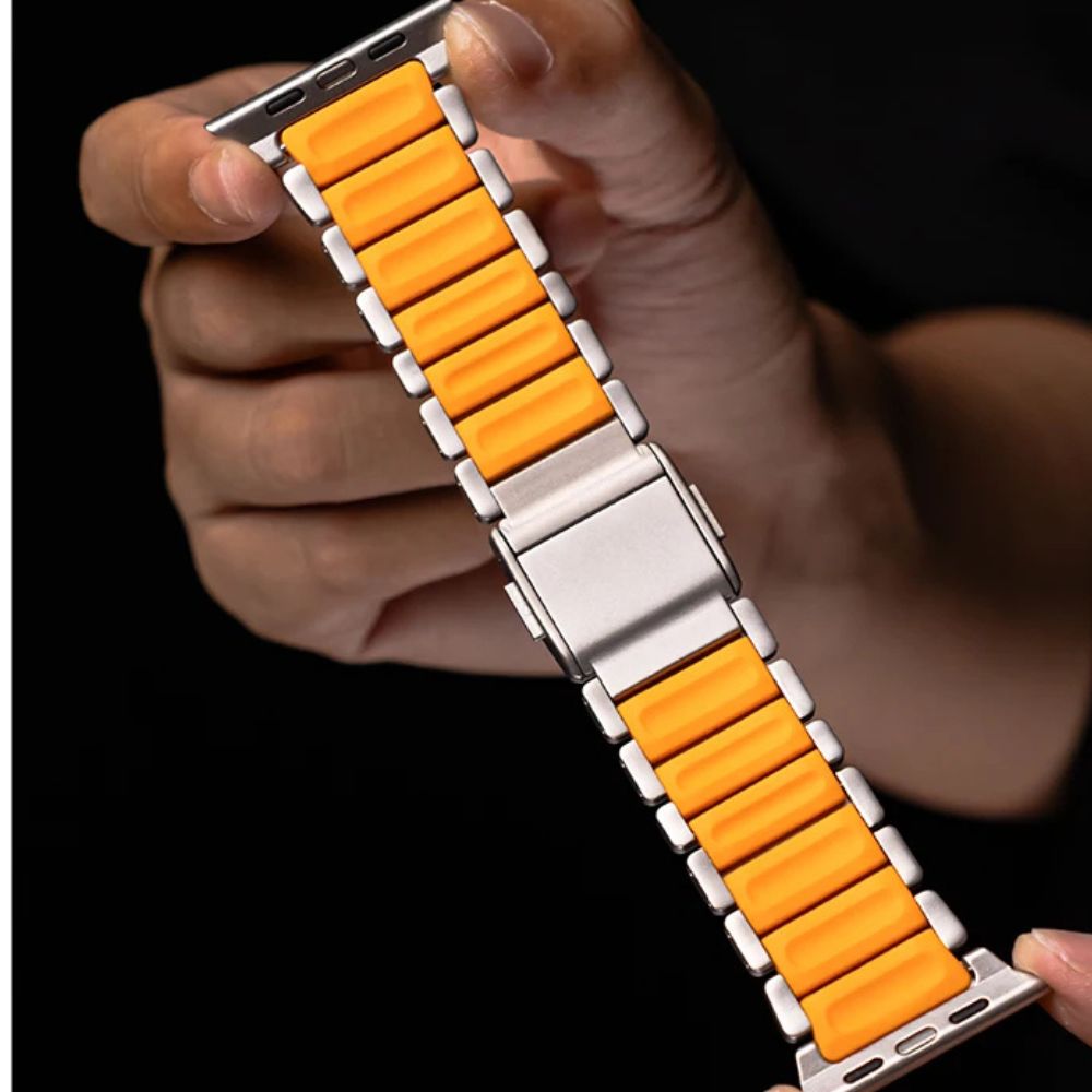 Verus Magnetic Steel & Silicone Band - Astra Straps