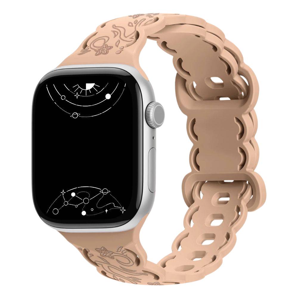 Via Engraved Silicone Band - Astra Straps