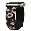 Virga Flower Engraved Silicone Band - Astra Straps