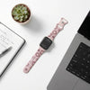 Virga Flower Engraved Silicone Band - Astra Straps