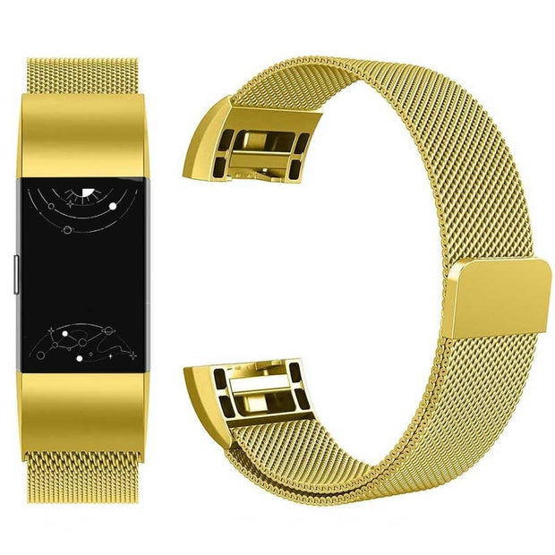 Alii Milanese Stainless Steel Fitbit Charge 3 - Astra Straps