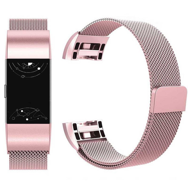 Alii Milanese Stainless Steel Fitbit Charge 3 - Astra Straps