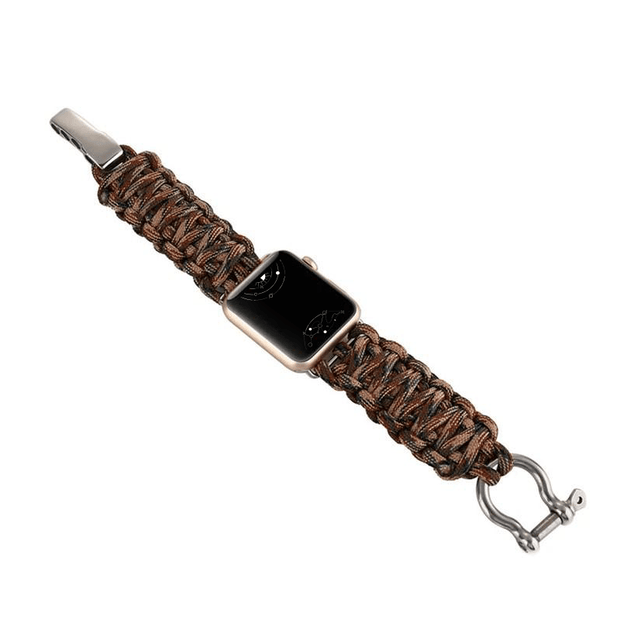 Ally Woven Nylon Survival Rope With Metal Bolt Clasp - Astra Straps