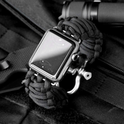 Ally Woven Nylon Survival Rope With Metal Bolt Clasp - Astra Straps