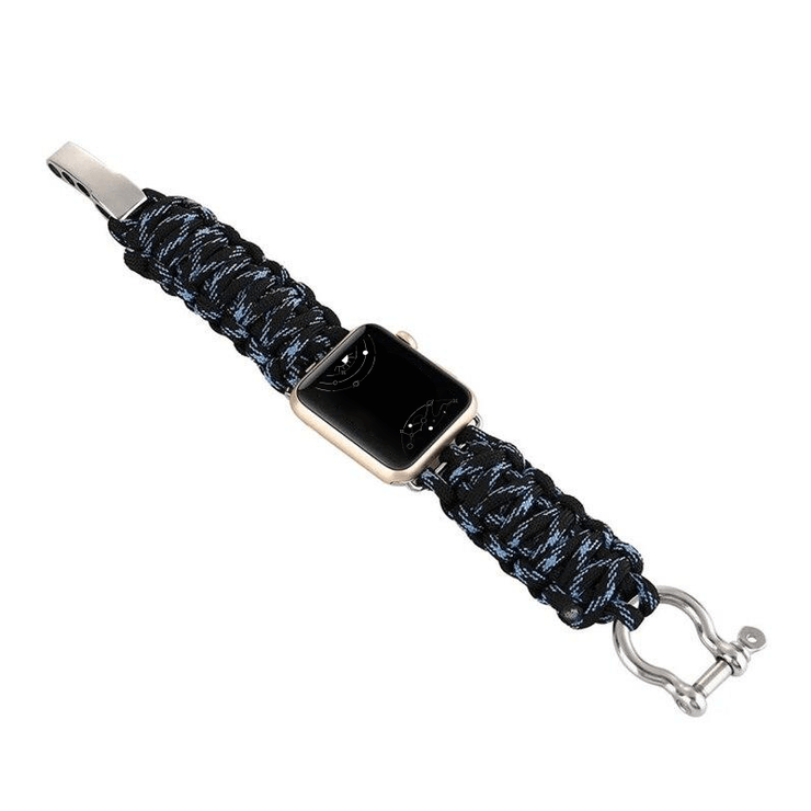 Ally Woven Nylon Survival Rope With Metal Bolt Clasp - Astra Straps
