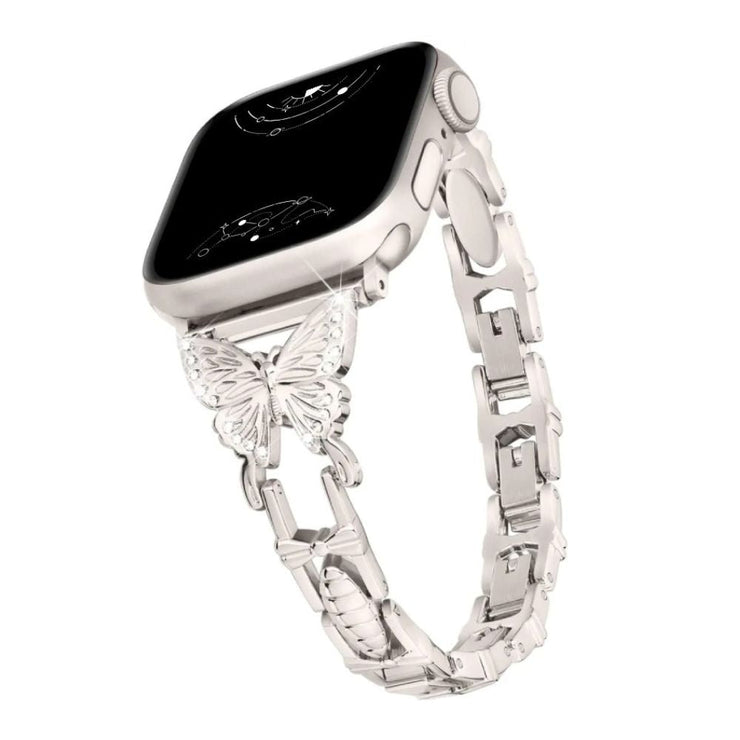 Amabilis Diamond Butterfly Stainless Steel Band - Astra Straps