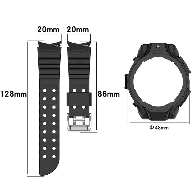 Artis Silicone Sports Band With Case For Galaxy Watch - Astra Straps