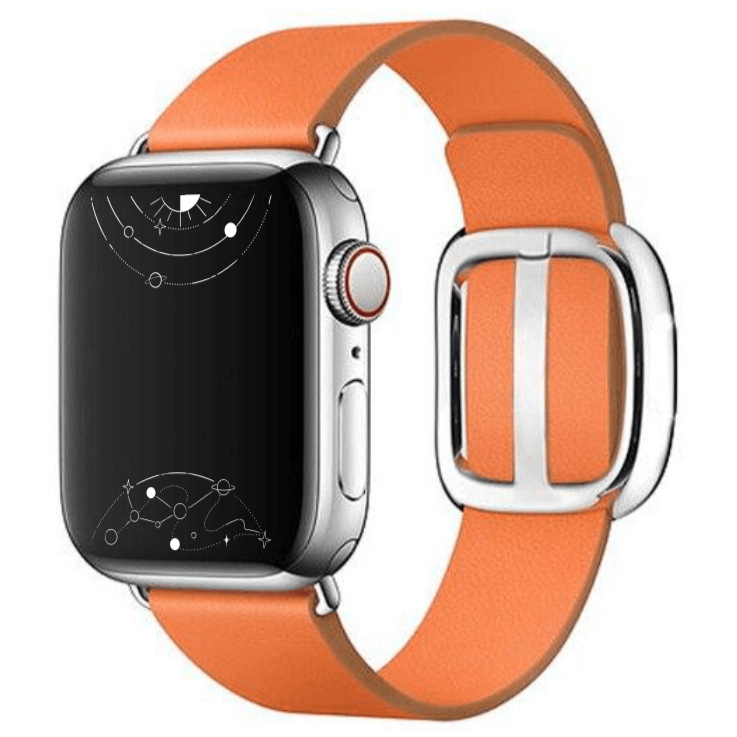 Aftermarket Bracelet/Strap Orange Strap Apple iWatch Hermes In Leather