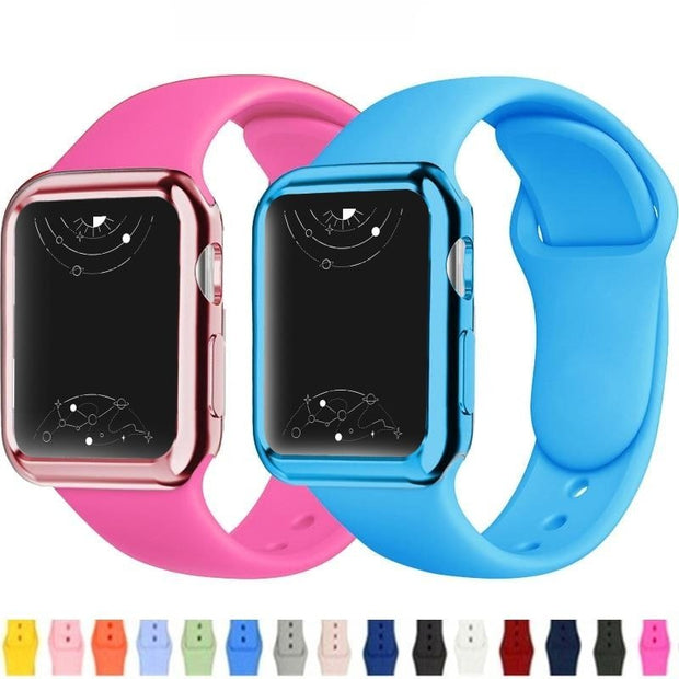 Electus Silicone Band With Case For Series 7 and 8 - Astra Straps