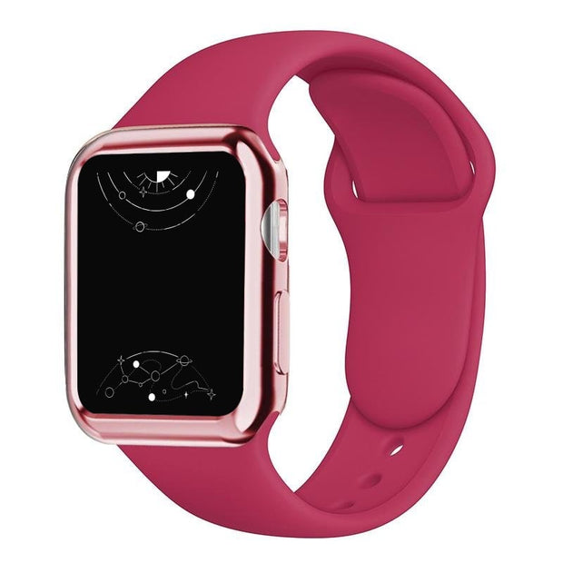 Electus Silicone Band With Case For Series 7 and 8 - Astra Straps