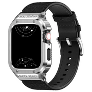 Fumi Genuine Leather Band With Metal Case - Astra Straps
