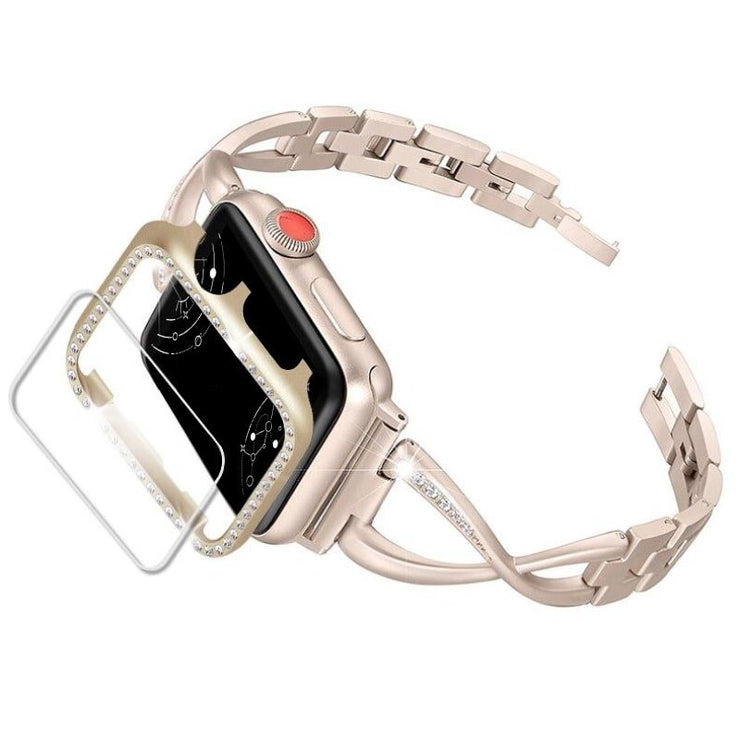 Isabella Luxury Diamond Metal Band + Case - Astra Straps