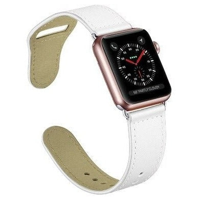 Astra Straps Sunra Leather Band for Apple Watch Series 1-9, Ultra, Ultra 2, SE+SE2, Luxury iWatch Straps, Sunra Black / 42MM-44MM-45MM-49MM