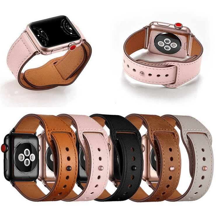 London Premium Genuine Leather Apple Band For Series 1-9/Ultra/Ultra  2/SE/SE2, Replacement Strap – Astra Straps