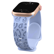 Metior Silicone Band With Engraved Leopard Pattern - Astra Straps