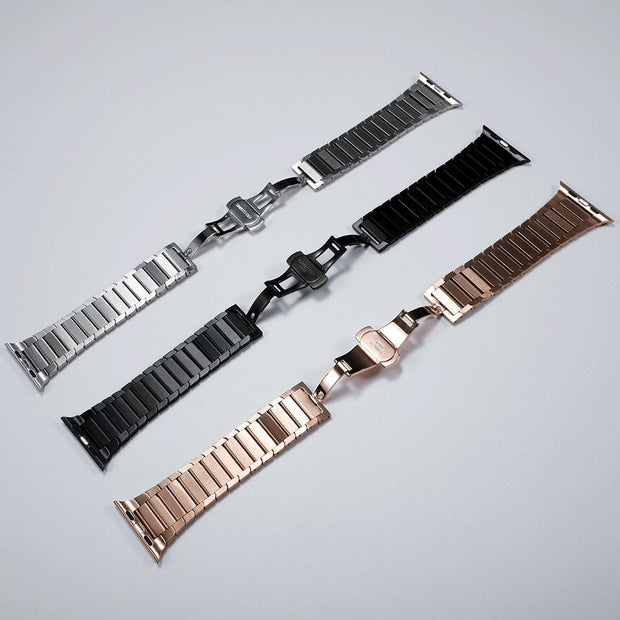 Slick Apple Steel Band, Stainless Steel Apple Watch Band - Astra Straps