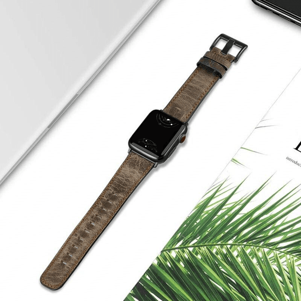 Spiro Washed Leather Band - Astra Straps