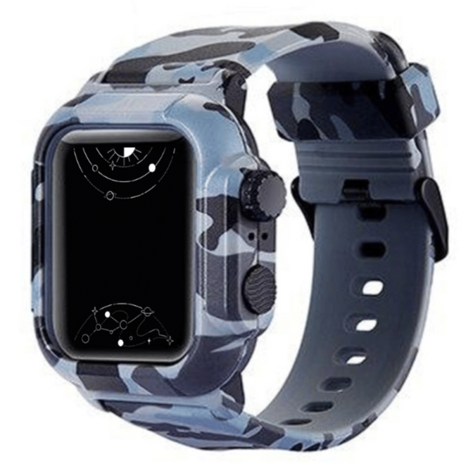Indestructible Apple Watch Band With Built In Case For Series 1 9