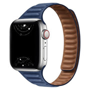 Vistel Slim Leather Link Band - Astra Straps
